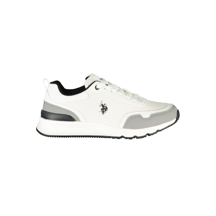 U.S. POLO ASSN. Hvite Polyuretan Herresko