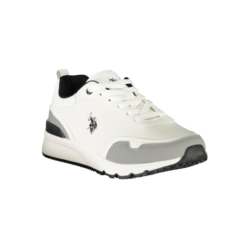 U.S. POLO ASSN. Hvite Polyuretan Herresko