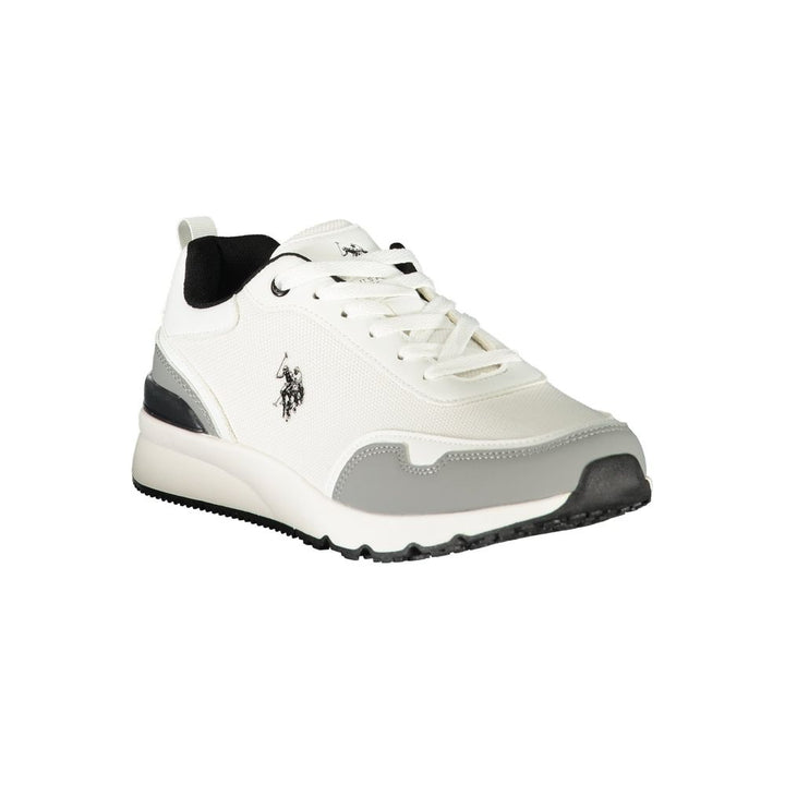 U.S. POLO ASSN. Hvite Polyuretan Herresko