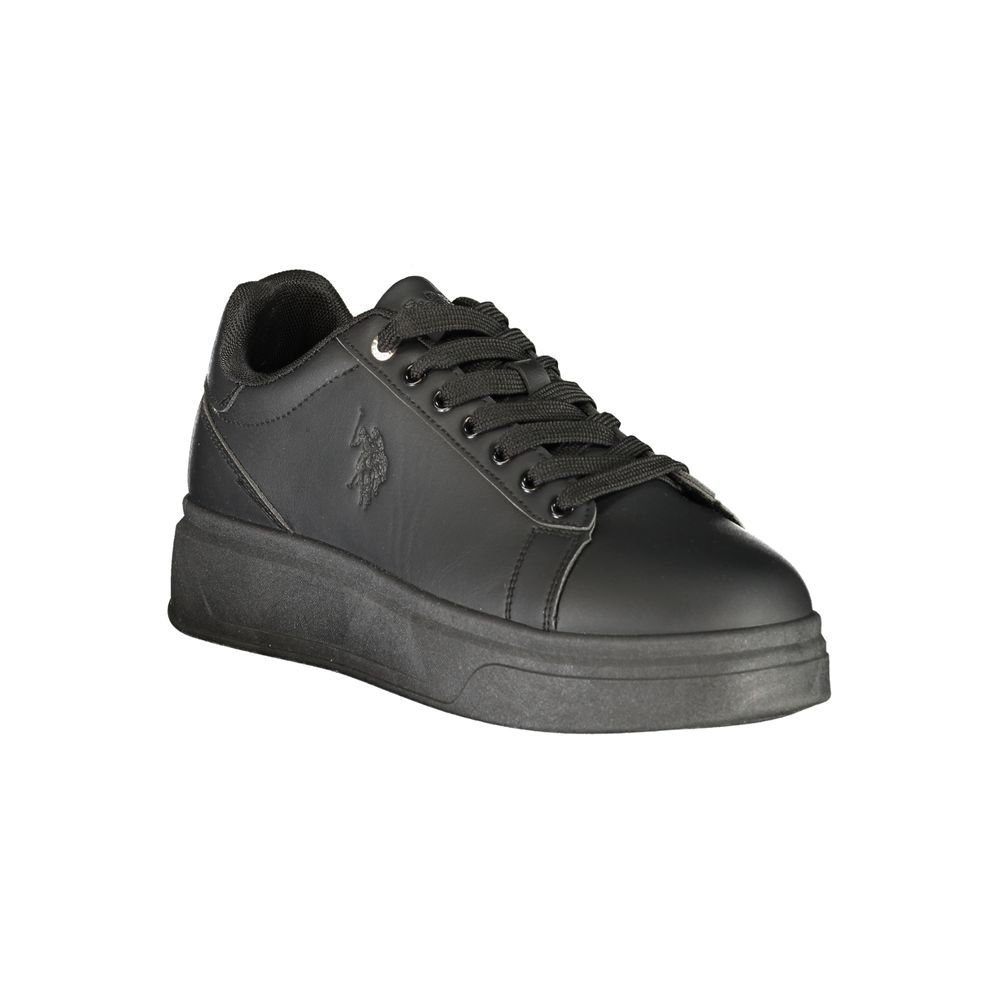 U.S. POLO ASSN. Svarte joggesko for menn i polyester