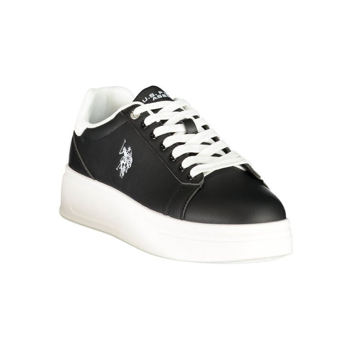 U.S. POLO ASSN. Svart Polyuretan Herresneaker