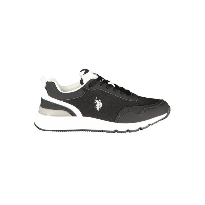 U.S. POLO ASSN. Svart Polyestersneaker til herre
