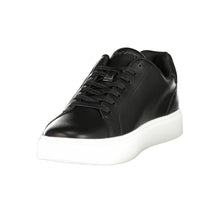 Calvin Klein Black Polyurethane Men's Sneaker