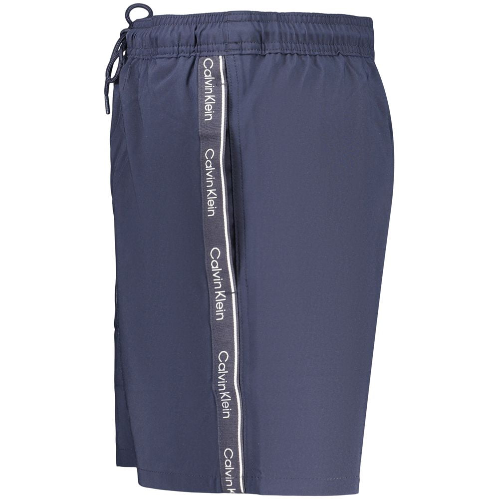 Calvin Klein blå polyester badeshorts til herre