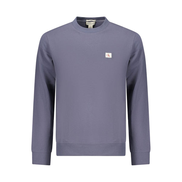 Calvin Klein Blue Cotton Men's Sweatshirt