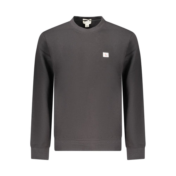 Calvin Klein Black Cotton Men's Sweatshirt