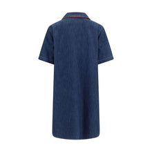 Valentino Blue Cotton Casual Dress