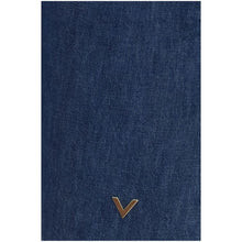 Valentino Blue Cotton Casual Dress