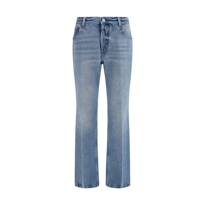 Miu Miu Blue Cotton Relaxed Fit-jeans