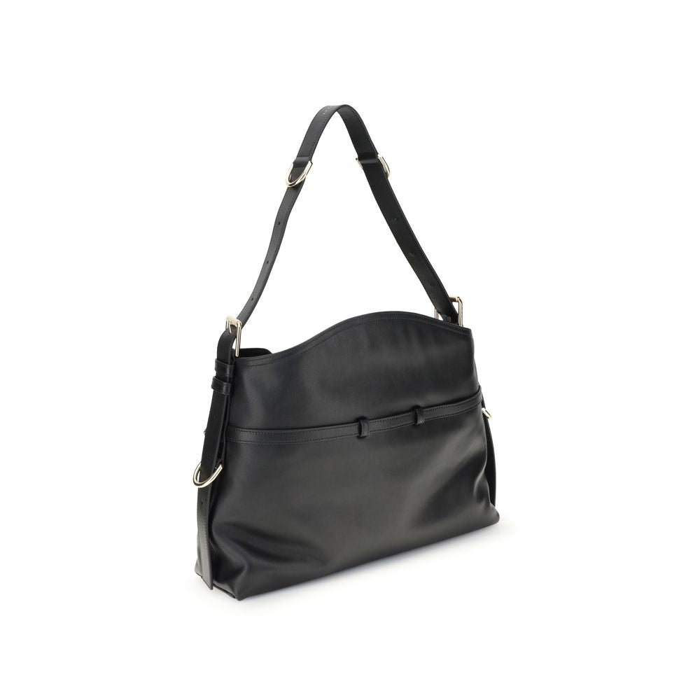 Bolso de mano Givenchy de piel de becerro negra Bos Taurus