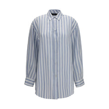 Gucci Blue Silk Shirt