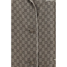 Gucci Beige Silk Dress Shirt