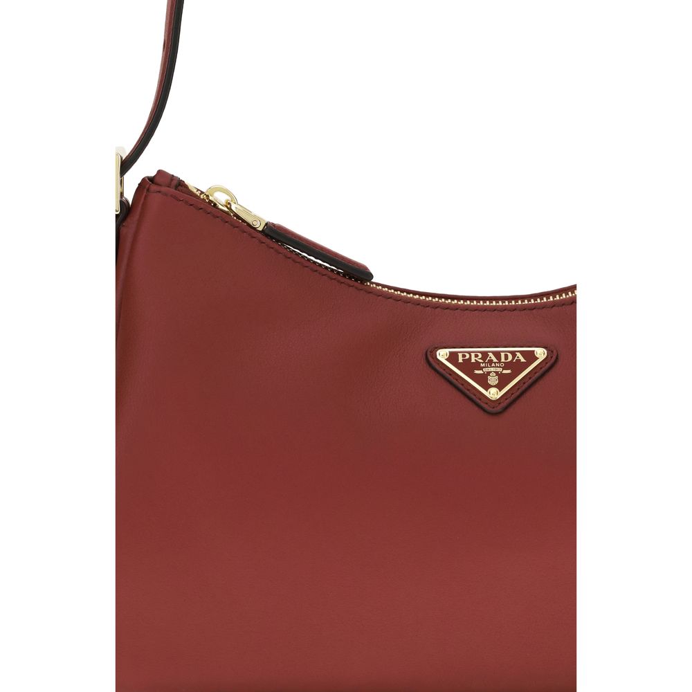Prada Multicolor Calf Leather Bos Taurus Skulderveske