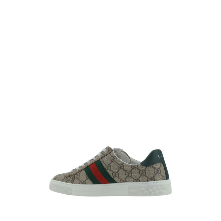 Gucci lave sneakers i flerfarget stoff