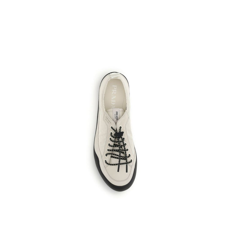 Prada Beige joggesko i stoff
