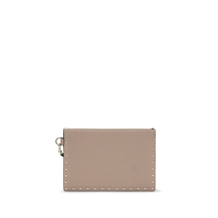 Valentino Garavani Beige Kalveskinn Bos Taurus Clutchveske