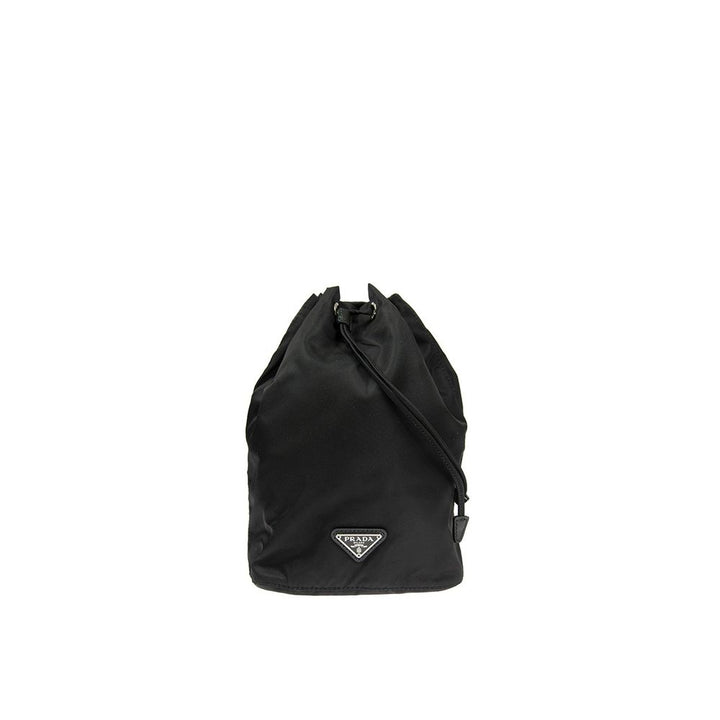Prada sort nylonhåndveske