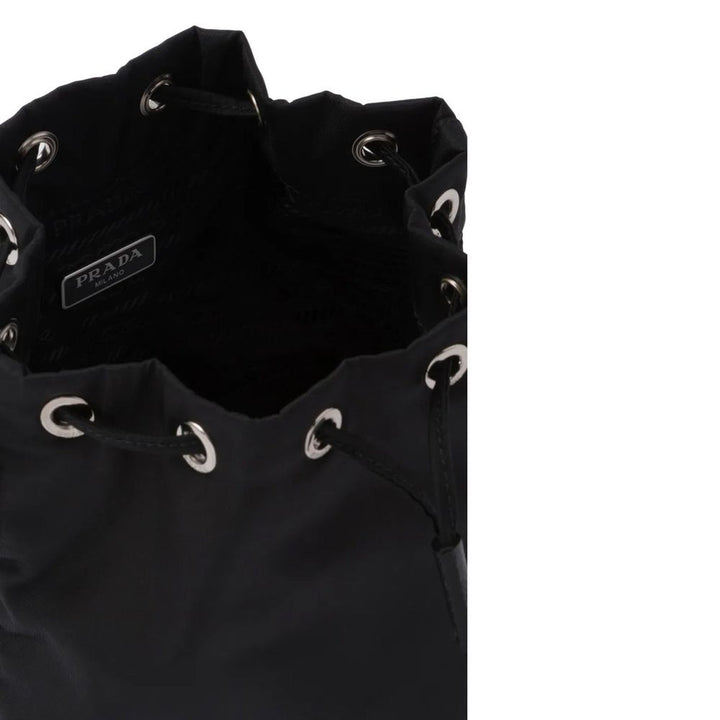 Prada sort nylonhåndveske