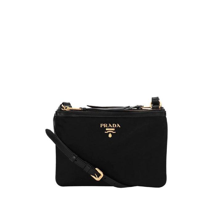 Prada svart crossbodyveske i nylon