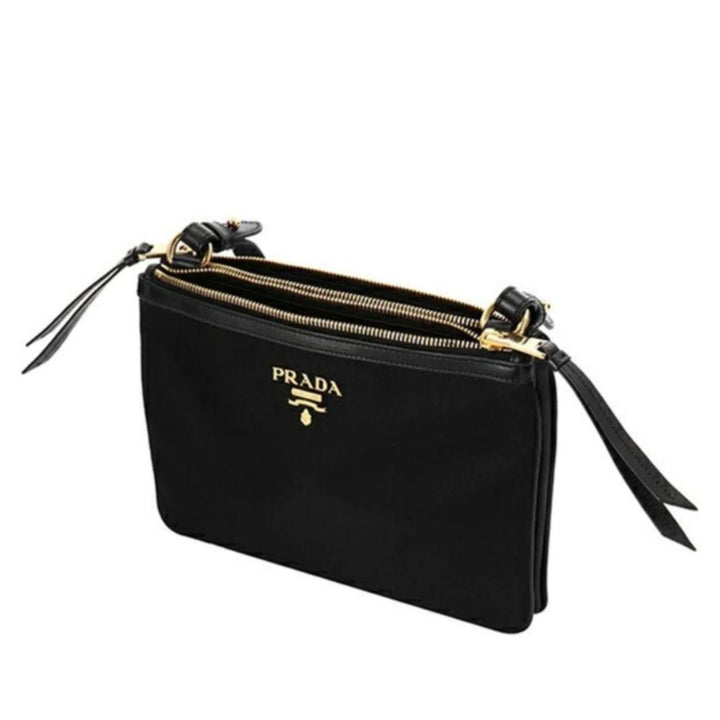 Prada svart crossbodyveske i nylon