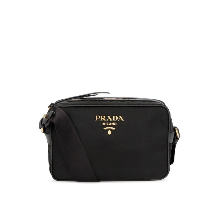 Prada skulderveske i sort nylon