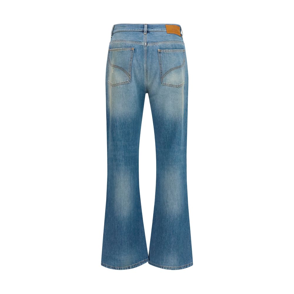 Amiri blå flared jeans i bomull