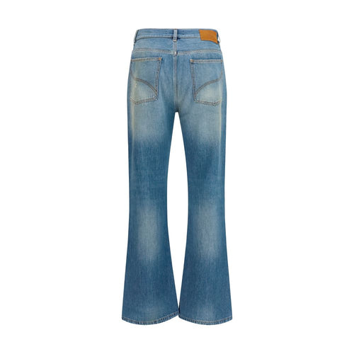 Amiri Blue Cotton Flared Jeans