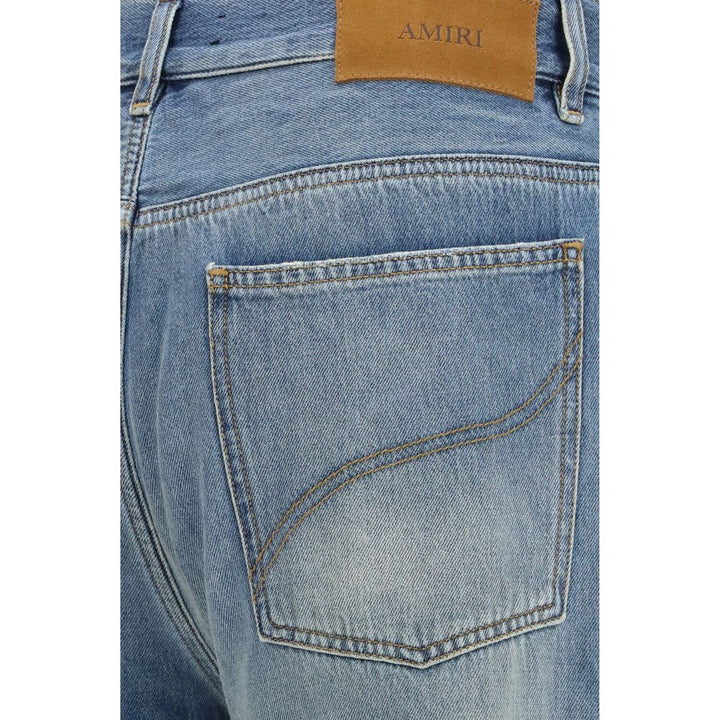 Amiri blå flared jeans i bomull