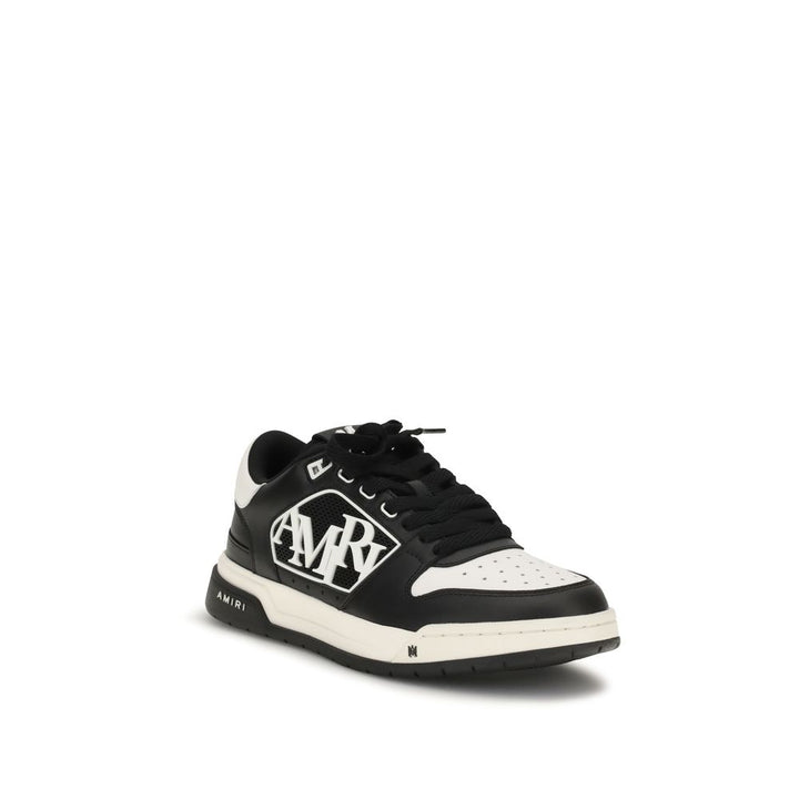 Amiri svarte kalveskinn Bos Taurus lave sneakers