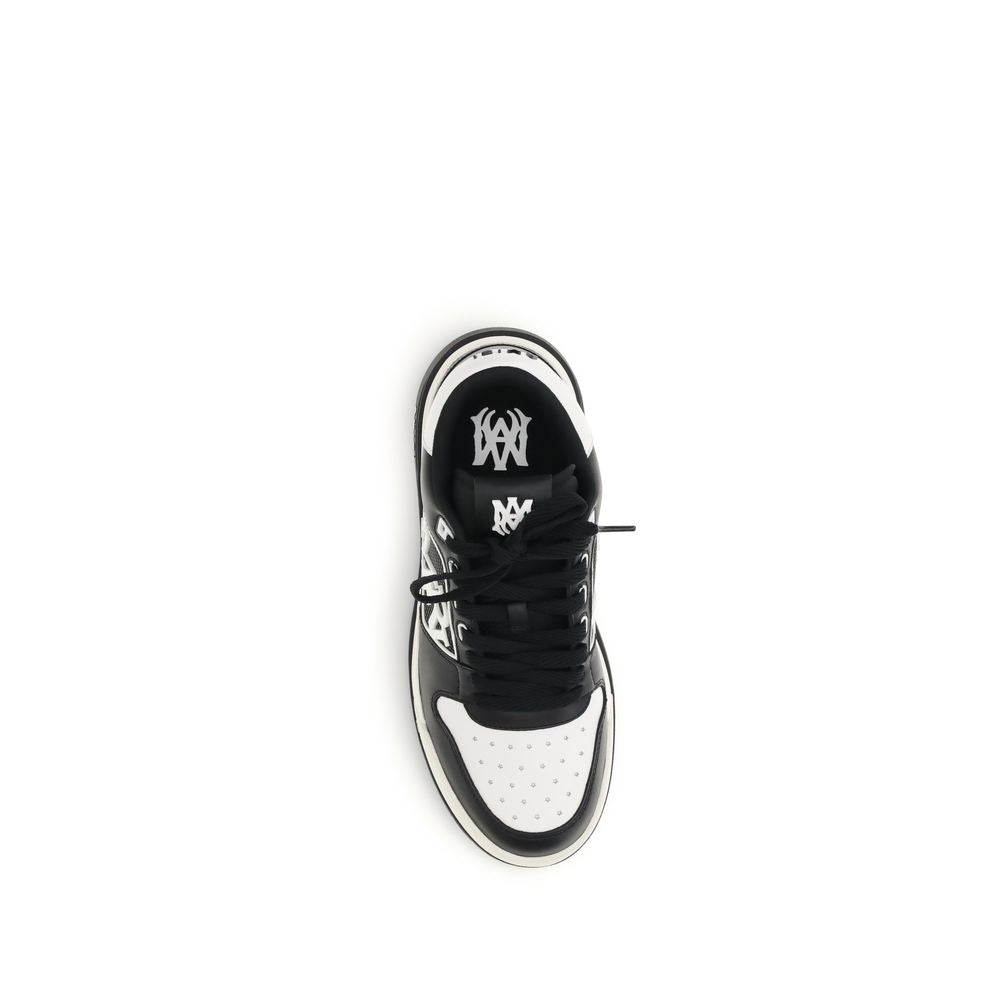 Amiri svarte kalveskinn Bos Taurus lave sneakers