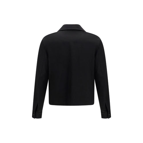 Amiri Black Cotton Full-Length Jacket