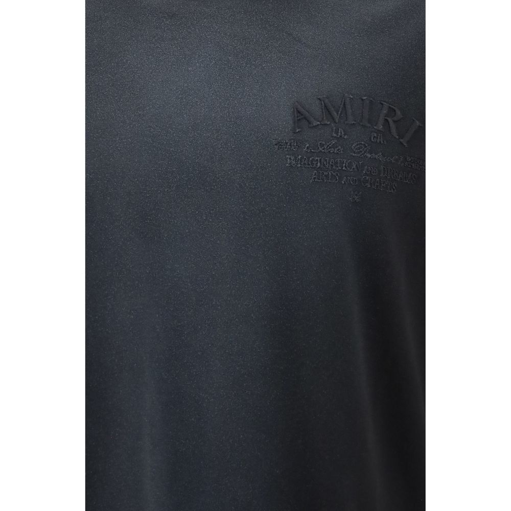 Amiri svart bomulls-T-skjorte