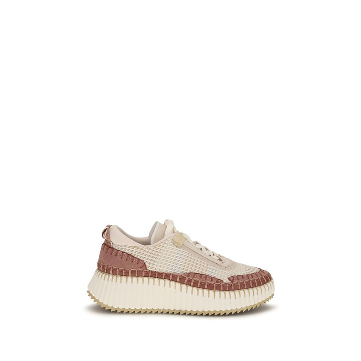 Chloé Beige Chunky Nylon-joggesko