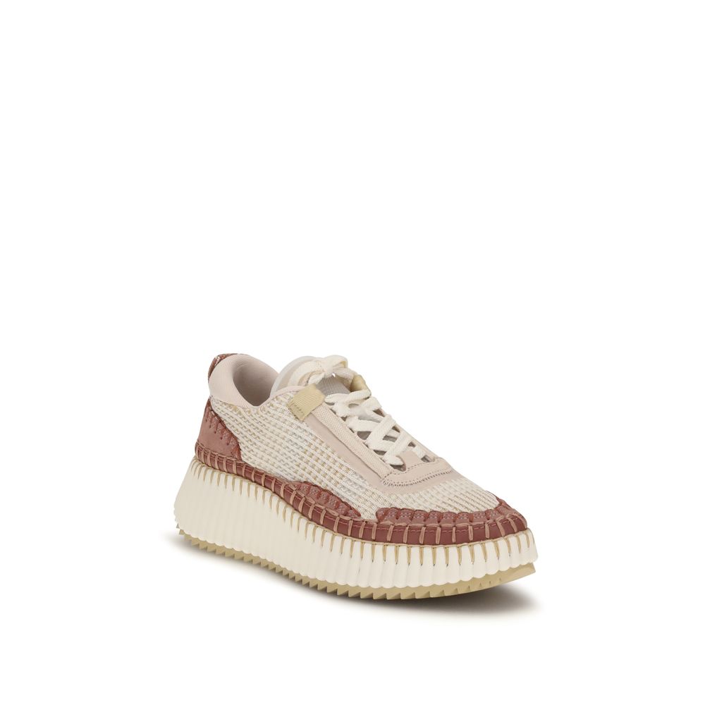Chloé Beige Chunky Nylon-joggesko