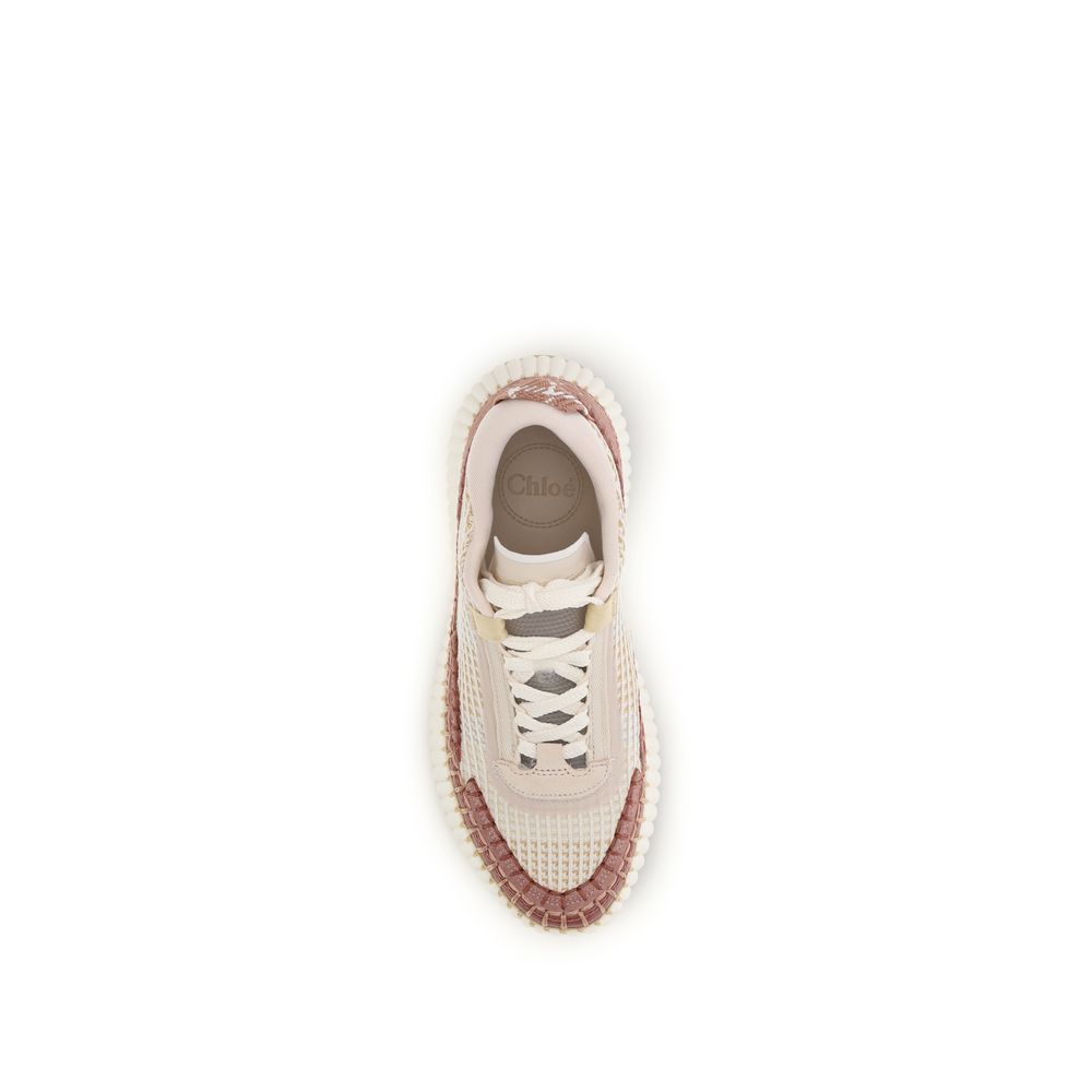 Chloé Beige Chunky Nylon-joggesko