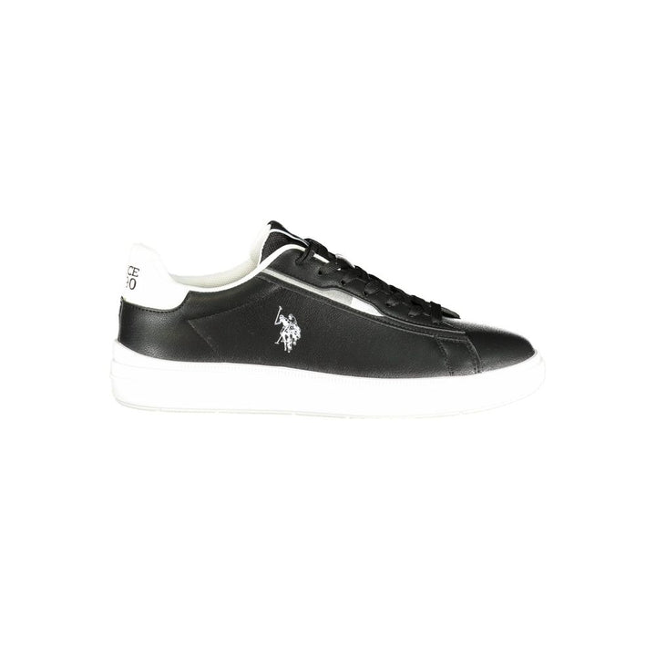 U.S. POLO ASSN. Svarte joggesko i polyester til herre