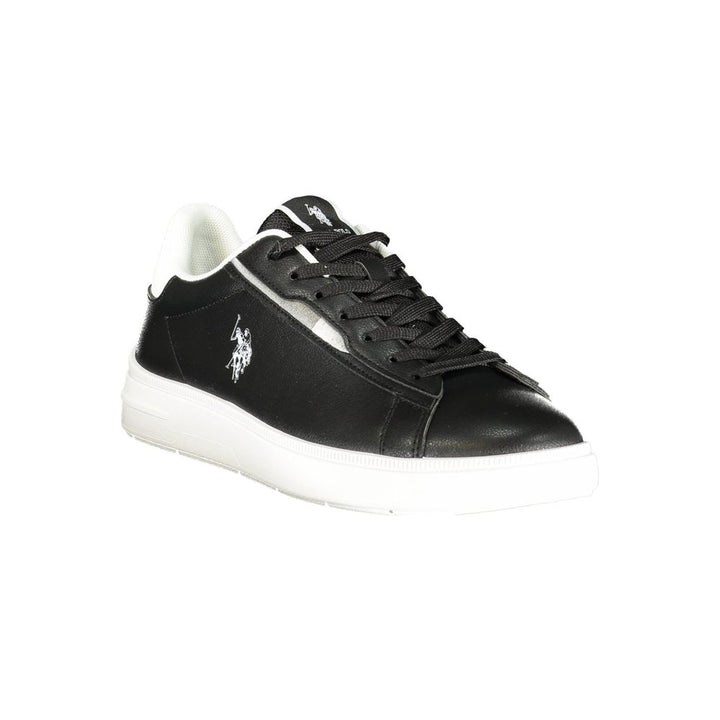 U.S. POLO ASSN. Svarte joggesko i polyester til herre