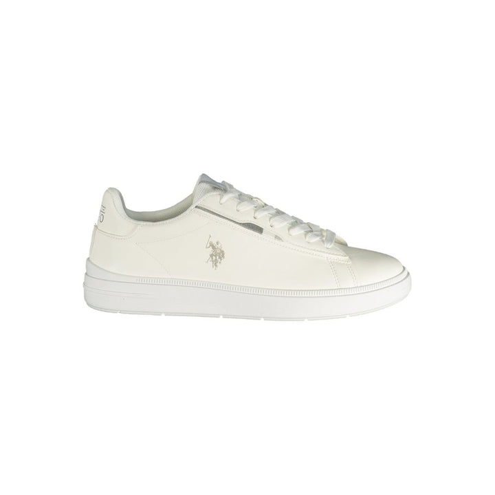 U.S. POLO ASSN. Hvit Polyuretan Herresneaker