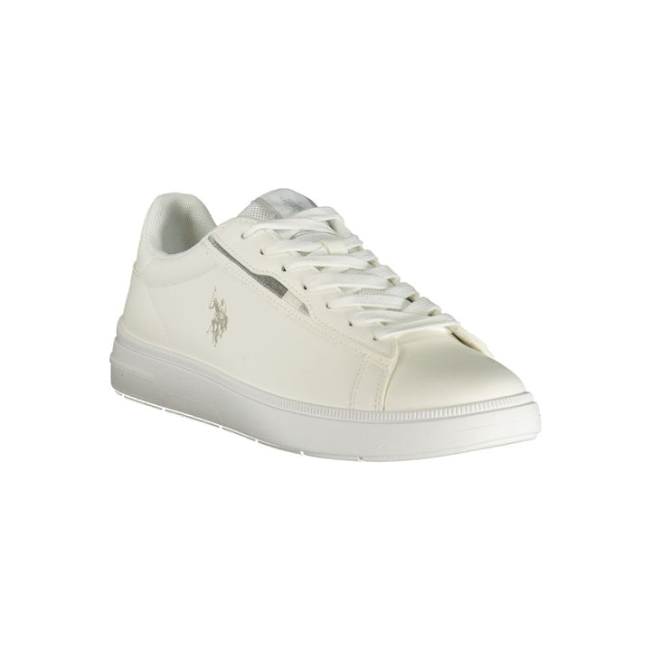 U.S. POLO ASSN. Hvit Polyuretan Herresneaker