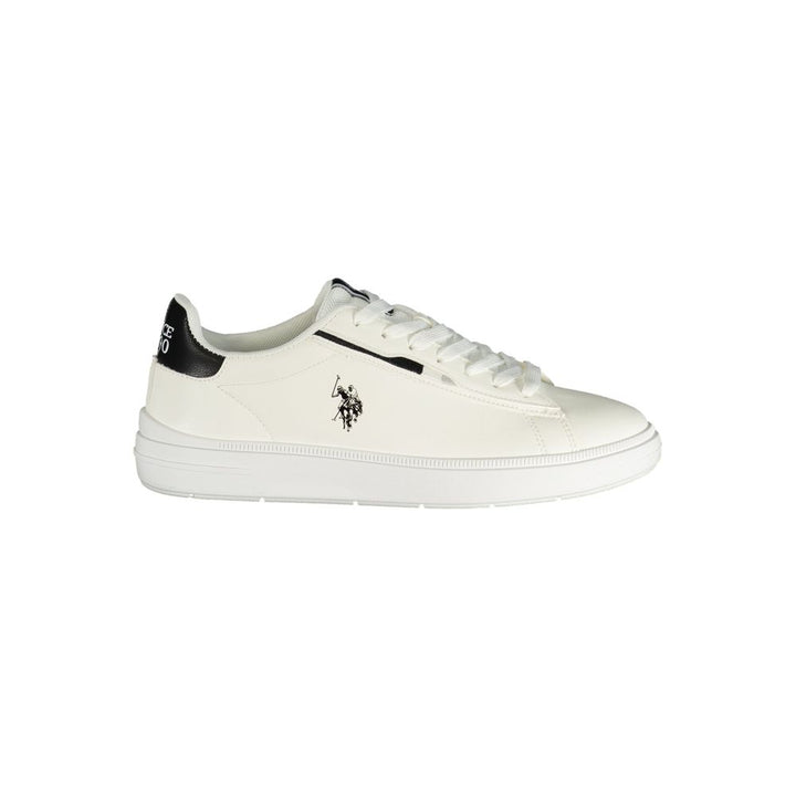 U.S. POLO ASSN. Hvit Polyurethane Herresneaker