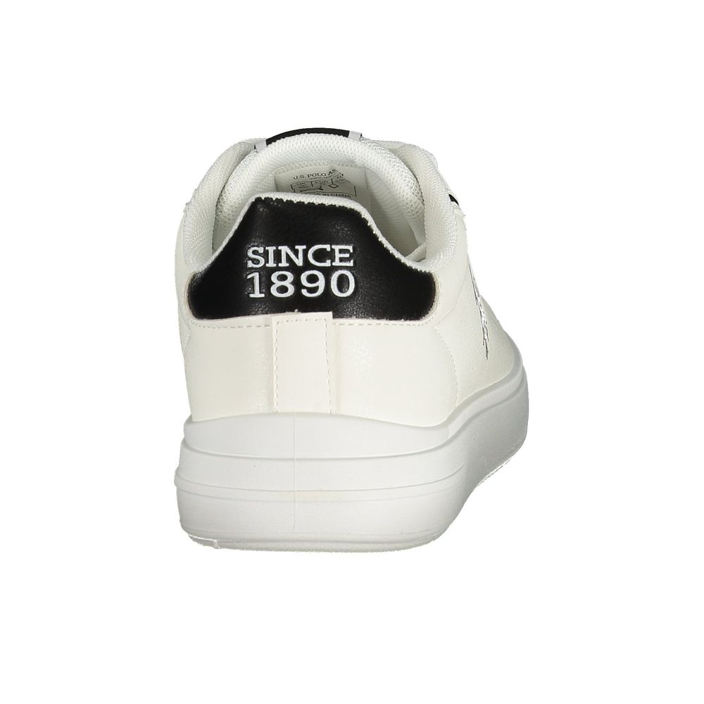 U.S. POLO ASSN. Hvit Polyurethane Herresneaker
