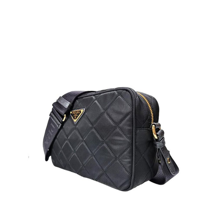 Prada sort skulderveske i nylon
