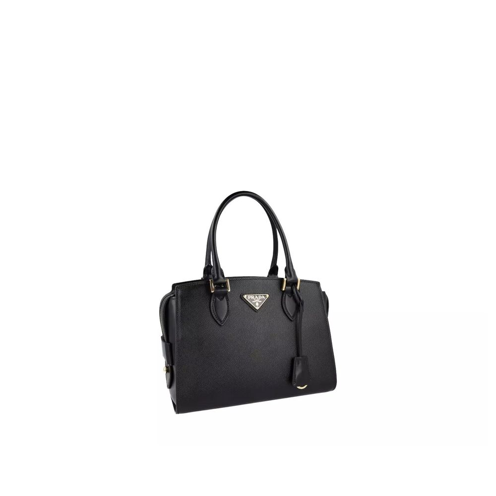 Prada Håndveske i Sort Kalveskinn