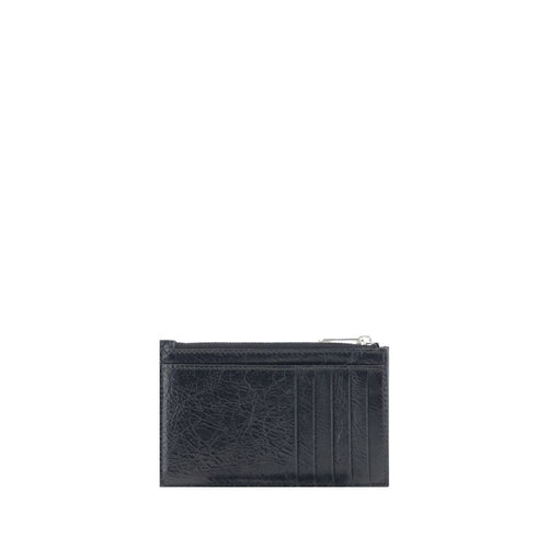 Balenciaga Black Lamb Ovis Aries Aries Wallet