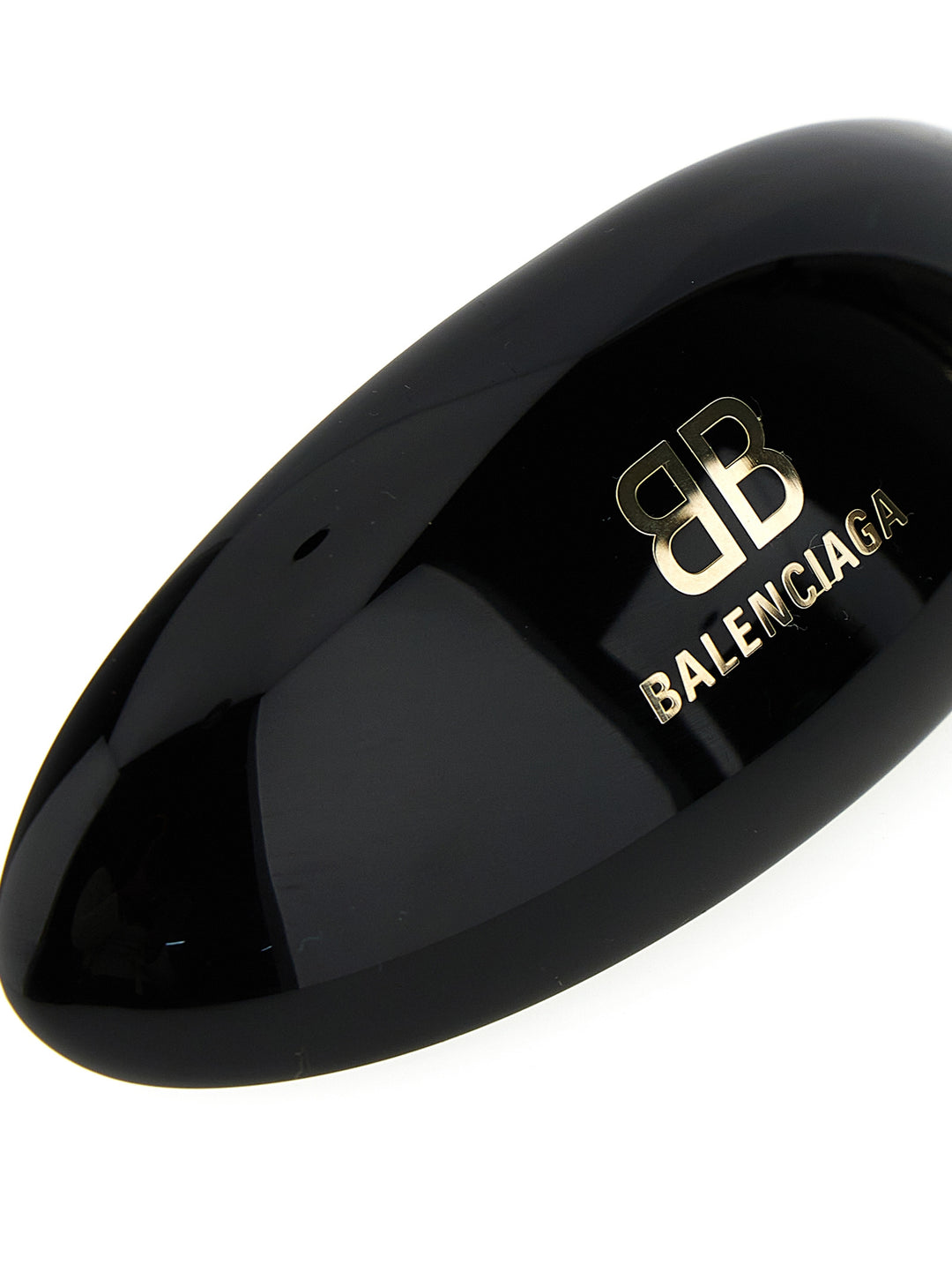 Balenciaga Sort Hårklemme i Andre Fibre