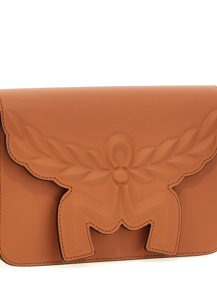 MCM Brun Kalveskinn Crossbodyveske