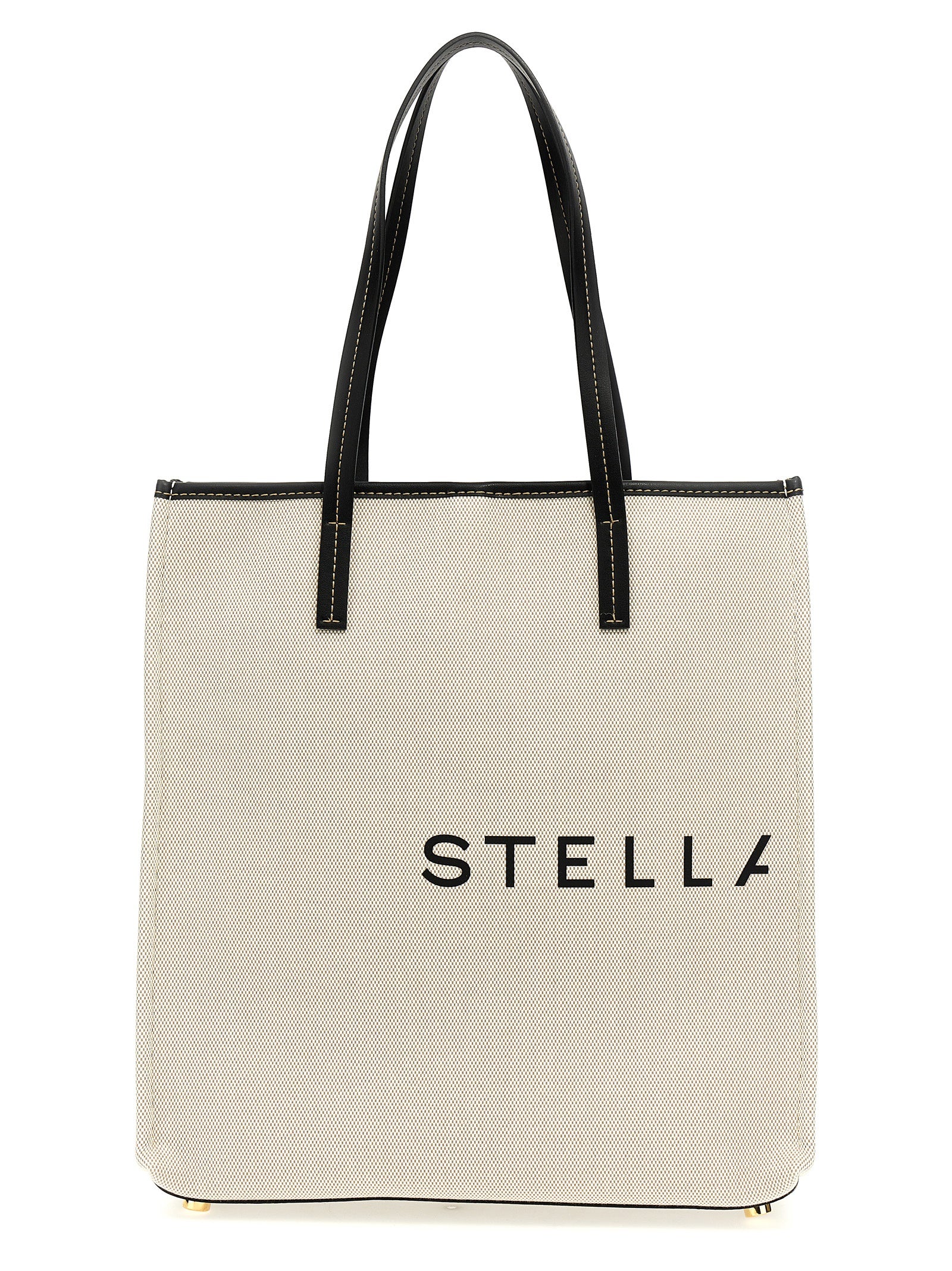 Beige Cotton Tote Bag