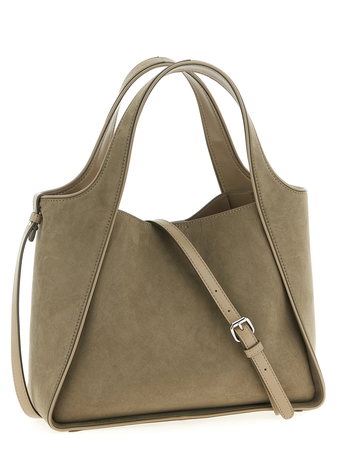 Stella McCartney Tofarget Crossbody-veske i Polyamid