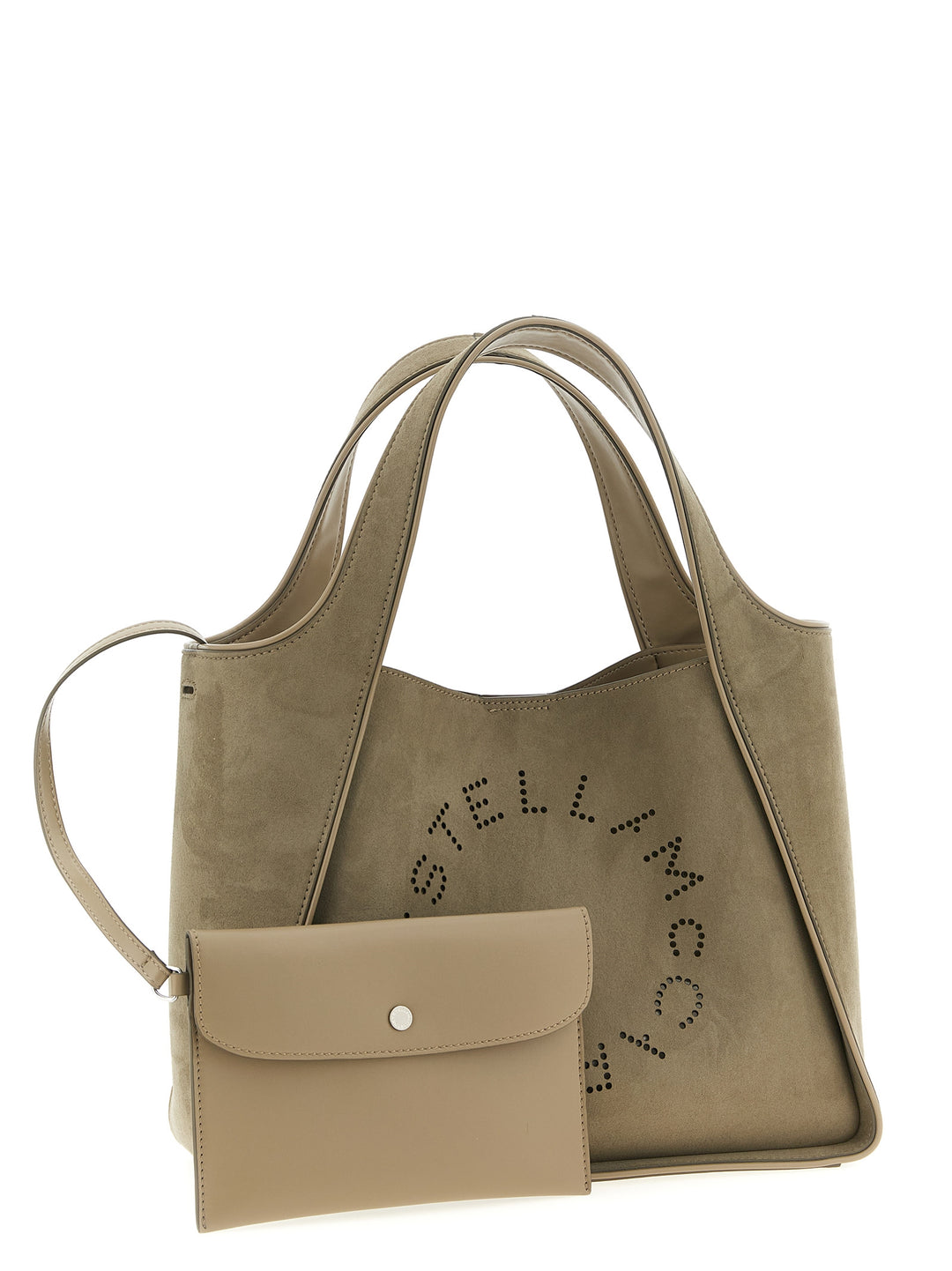 Stella McCartney Tofarget Crossbody-veske i Polyamid