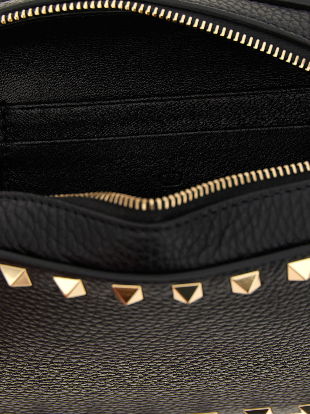 Valentino Garavani Black Calfskin Crossbody Bag